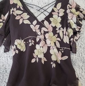 Adrianna Papell Silk Blouse